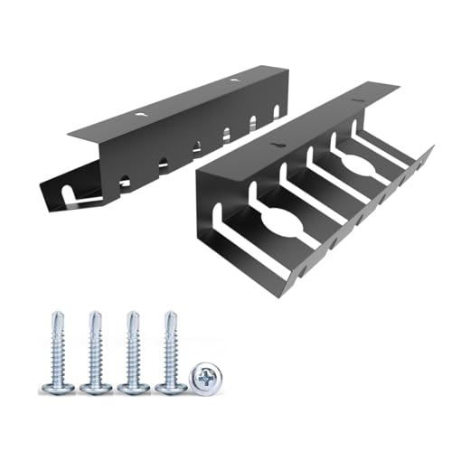 2 Pcs of Under Desk Cable Management Tray for Easy Mounting - Image 2