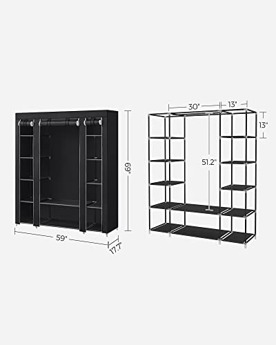 SONGMICS Closet Wardrobe, Portable Closet - Image 6