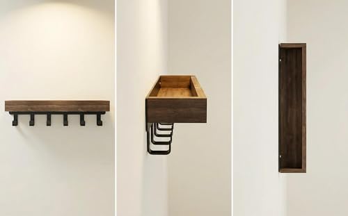 Wall Mounted Key Hanger with Shelves - Decorative Mailing - Image 2