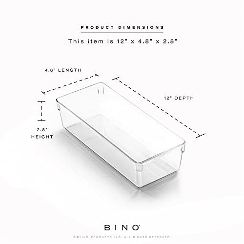 BINO | Oblong Plastic Drawer Organizer Bin, 2-Pack | THE ARTISAN - Image 4
