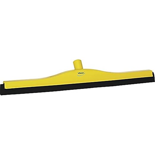 Vikan 77546 Squeegee,Fixed Head,Floor,24",PP/RB,Yellow
