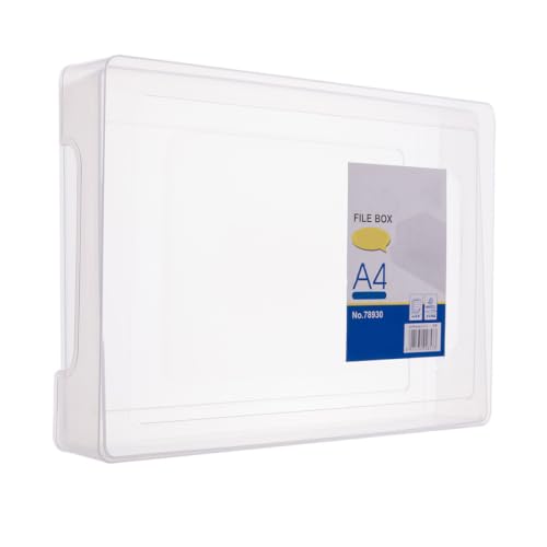 Transparent Pp File Storage Box A4 12.59 X 9.25 X 2.51 in - Image 5