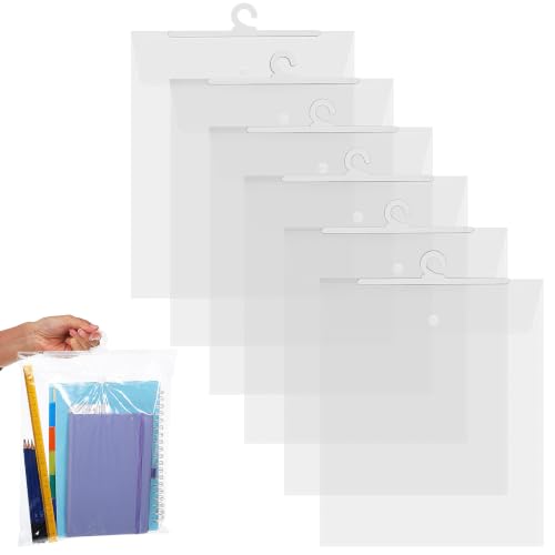 Homoyoyo 30 Clear Hanging Storage Bags with Hangers for Closet - Image 2