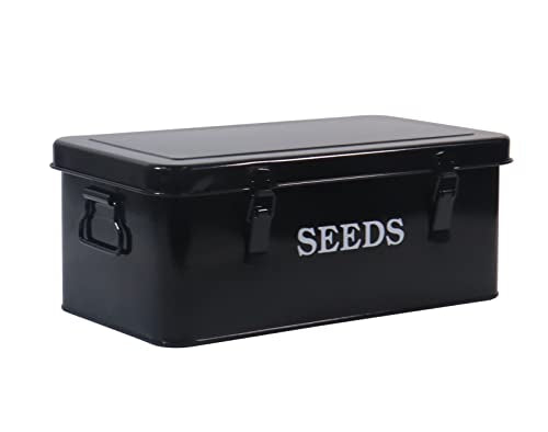 Seed Saving Box, Metal Seed Bin - Image 2