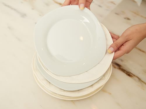 Covermates Dish Storage Case, 9" Diameter x 7"H, Cream - Image 7