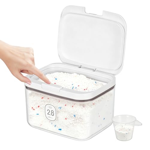 2.8L Laundry Detergent Dispenser with One-Press Lid - Image 2