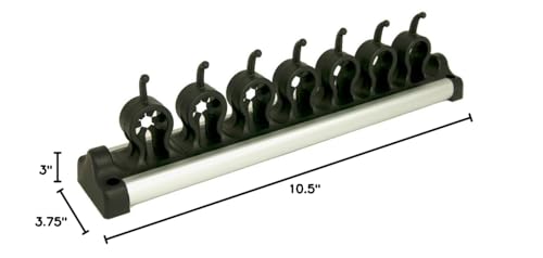 Casabella Wall Mount, Large, Black/Silver, Plastic/Metal - Image 4