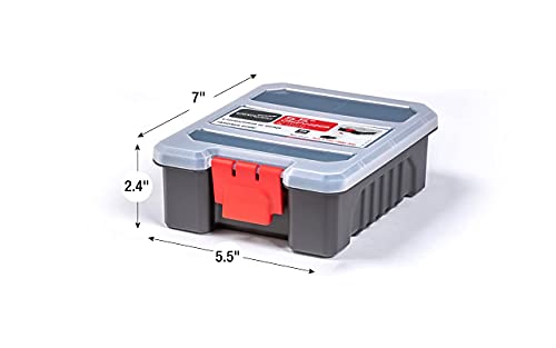 Mini Parts Organizer Box – Small Hardware Storage Case with 6 - Image 4