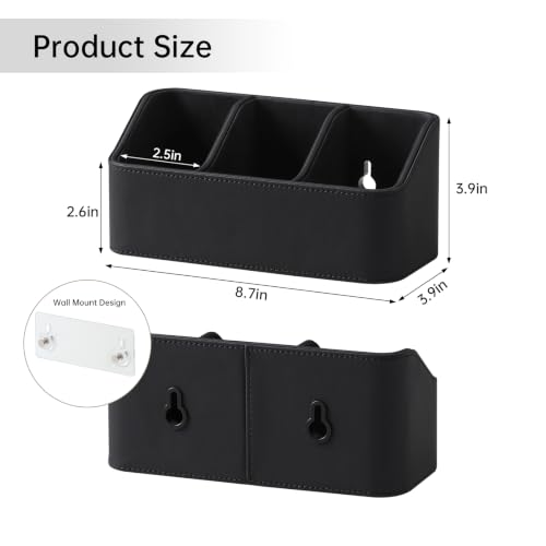Hole-Free Wall-Mounted PU Leather Remote Control Hol | All Products - Image 4
