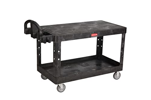Rubbermaid Commercial Products Brute Large 2-Shelf Flat Utility - Image 1
