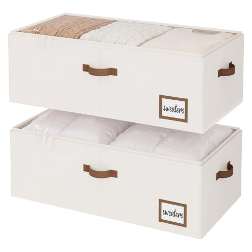StorageWorks 10 Inch Tall Under Bed Storage Containers - Image 2