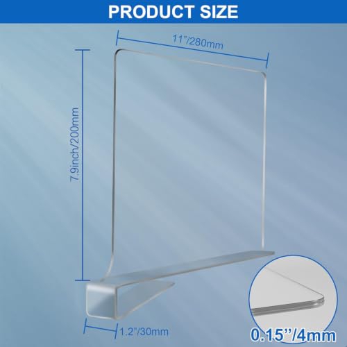Acrylic Shelf Dividers for Closet Organization 6PCS Closet Shelf - Image 7