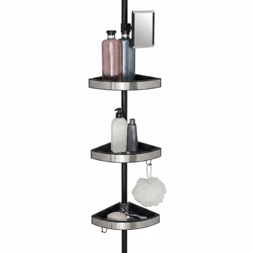 Bath Bliss Tension Corner Pole Shower Caddy 3-Tier w | All Products - Image 3