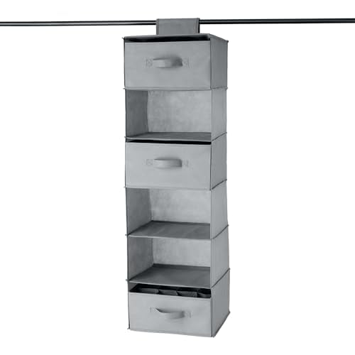 Amazon Basics 6-Tier Hanging Closet Organizer with Removable - Image 6