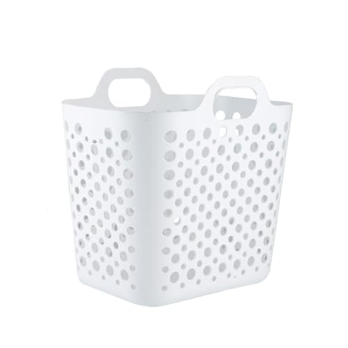 Portable Laundry Hamper with Handles - Foldable Rectangle - Image 2