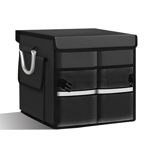 Car Trunk Organizer with Lid, 28L 2-Compartment | Home Organization - Image 2