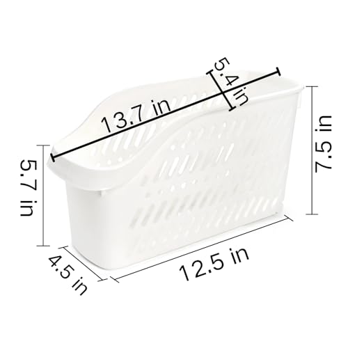 Coloch 4 Pack Plastic Under Sink Organizer with Whee | Under Sink Stor - Image 3