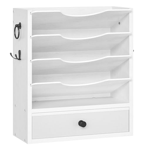 HOOBRO Wall File Organizer, Mail Organizer Wall Mounted - Image 2