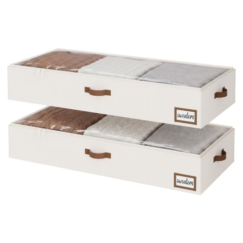 StorageWorks 7 Inch Low Profile Under Bed Storage Containers - Image 2