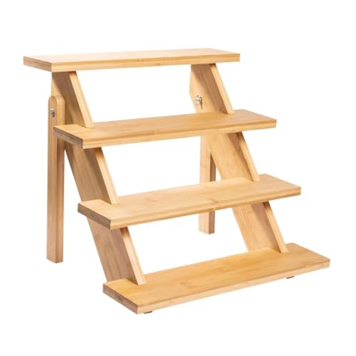 4-Tier Wood Cupcake Stand, Durable & Easy to Assemble Cupcake - Image 2