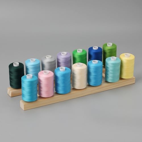 NUOBESTY Wooden Thread Holder Sewing Spool Storage Rack - Image 5