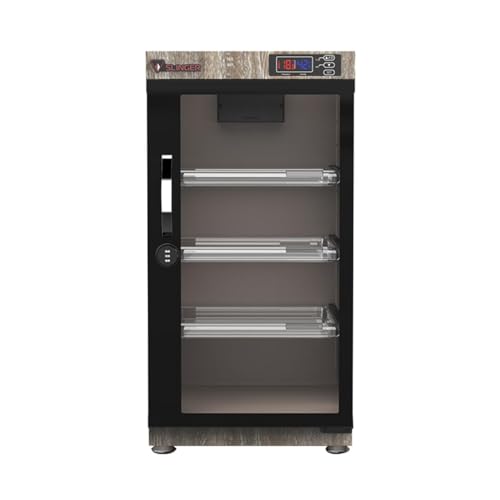 55L Electronic Dry Cabinet with Combination Lock, Oak - Image 2