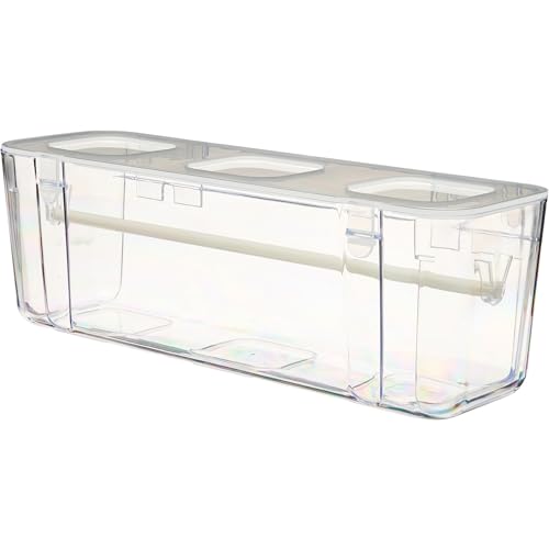 Deflecto Ribbon Dispenser, Clear Plastic, 13.3" x 4.2" x 4.4" - Image 4