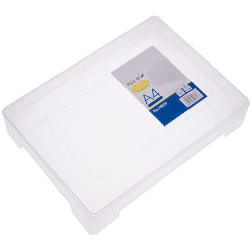 Transparent Pp File Storage Box A4 12.59 X 9.25 X 2.51 in - Image 2