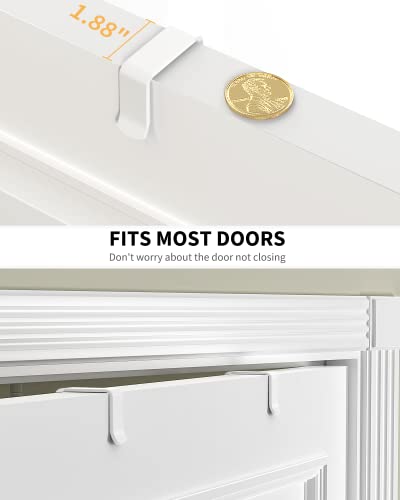 Moforoco White 9-Tier Over The Door Pantry Organizer, Pantry - Image 4