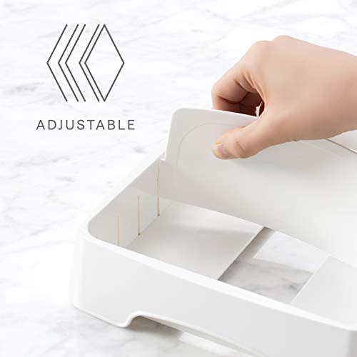 YouCopia StoraLid Food Container Lid Organizer, Small, White - Image 5