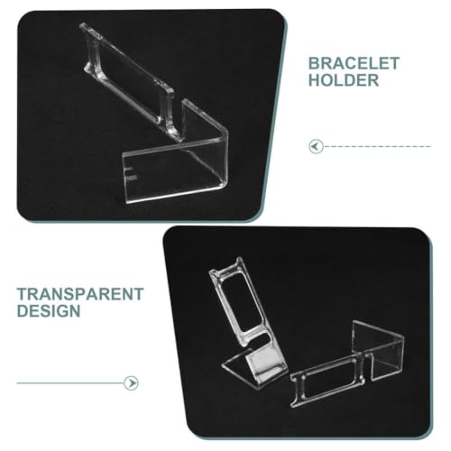 50pcs Watch Display Stand for Jewelry Plastic L Shaped - Image 6