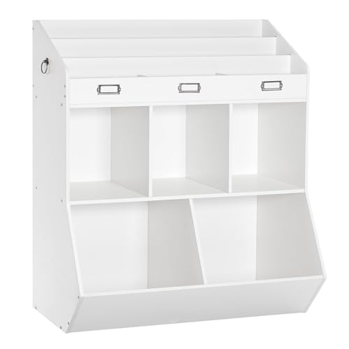 HOOBRO Kids Bookshelf and Toy Storage, Children's Bookcase with 3 - Image 2