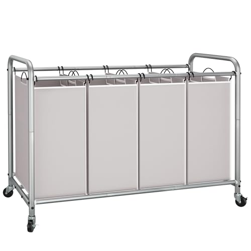 STORAGE MANIAC 4 Section Laundry Sorter, Laundry Hamper - Image 2