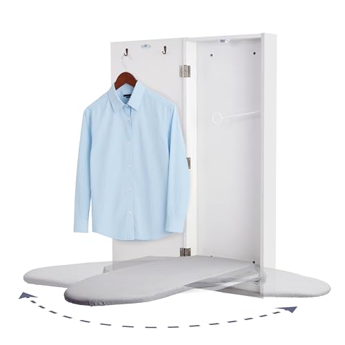 Ivation Wall Mount Swivel Ironing Board Cabinet, Fold Down - Image 2