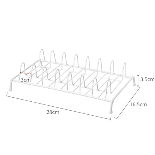 Metal Dish Drying Rack, Vertical Dish Drainer Plates Holder - Image 3