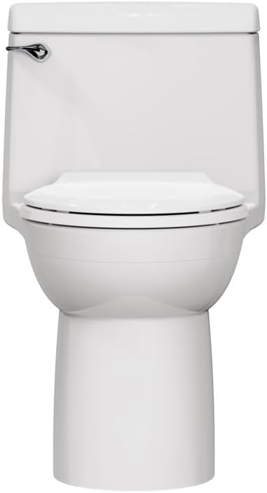 American Standard 2034314.020 Champion 4 One-Piece Toilet with Toilet Seat, Elongated Front, Chair Height, White, 1.6 gpf