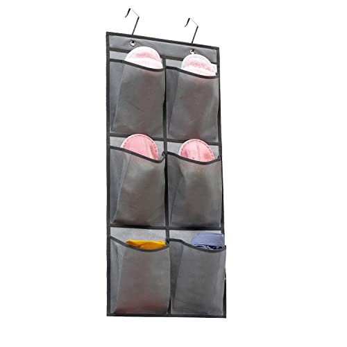 Over The Narrow Door Shoe Organizer Hanging 6 Large Fabric - Image 2