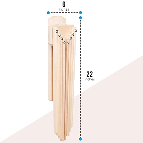 Wall Mounted Clothes Drying Rack - Heavy Duty, Collapsible - Image 5