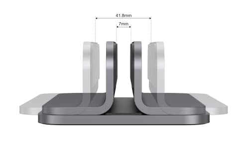 JOKItech Aluminum Laptop Vertical Stand Organizer, Sturdy Laptop - Image 3