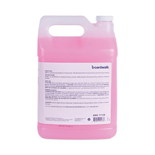 Boardwalk Industrial Strength Pot and Pan Hand Dishwashing Detergent, Herbal Scent, 1 gal Bottle, 4/Carton