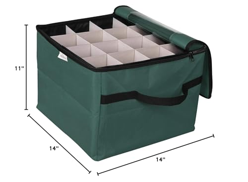 Christmas Ornament Storage Box, Organizer Holds Up to 48 - Image 4