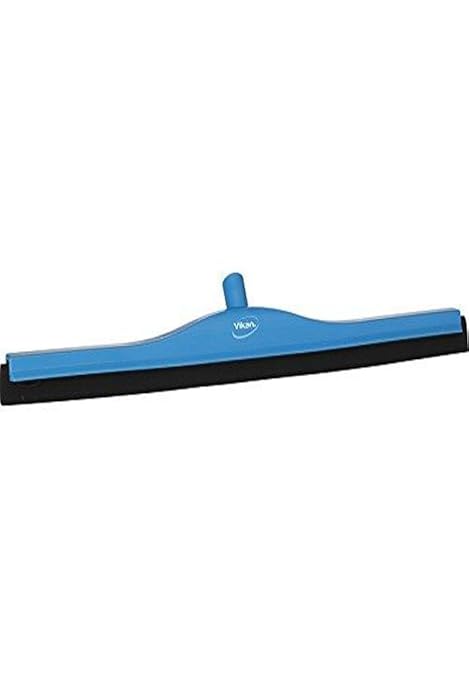 Vikan 77553 Squeegee,Fixed Head,Floor,28",PP/RB,Blue