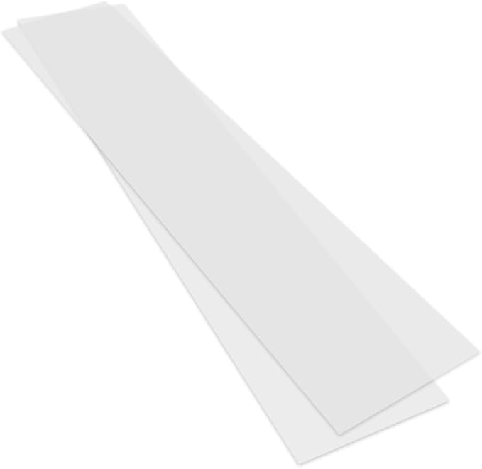 RESILIA Closet Shelf Liner for Wire Shelving – Pack of 2, 16" Wide x 6' Long Heavy Duty Waterproof Liners, Clear PVC Covers for Kitchen Pantry, Bathroom Closet, & Cabinet Storage, Made in The USA