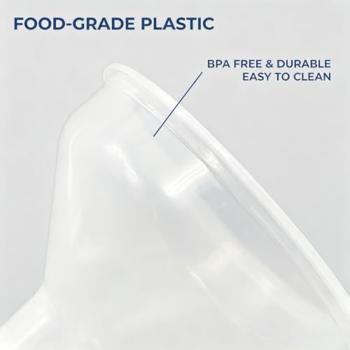 4Pcs 2.24" Plastic Funnel Set for Water Bottle Powder - Image 4
