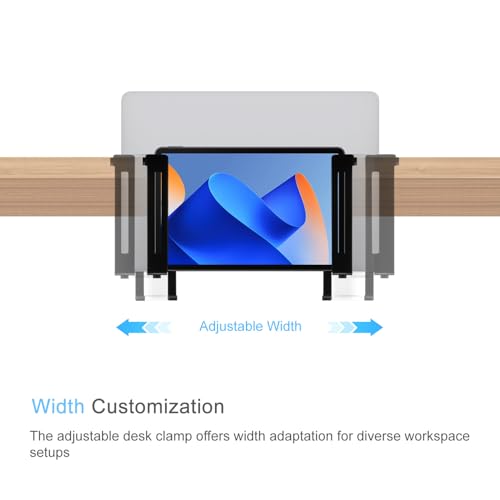 IFCASE No Drill Adjustable Desk Side Laptop Mount | Phone & Computer - Image 3