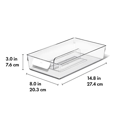 OXO Refrigerator Adjustable Storage Bin, Clear - Image 7
