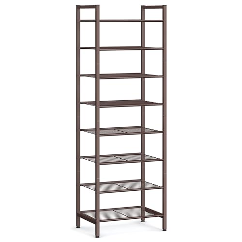 SONGMICS 8-Tier Metal Shoe Rack, Vertical Shelf - Image 2