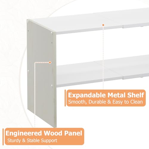 X-cosrack 2-Tier Shoe Rack Organizer for Closet - Image 5