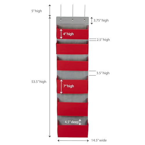 Household Essentials 2169-1 Over-the- Over-the-Door Organizer - Image 3