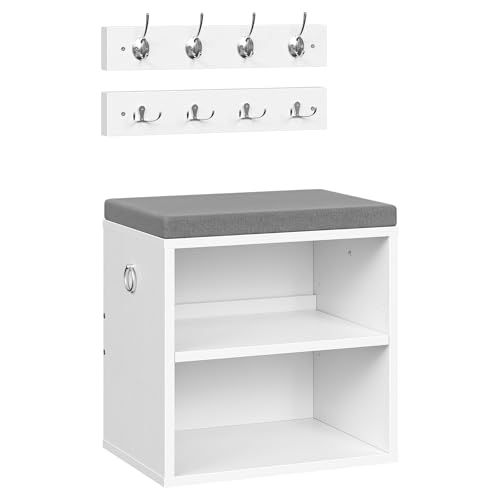 HOOBRO Shoe Storage Bench with Cushion, Entryway Bench - Image 2